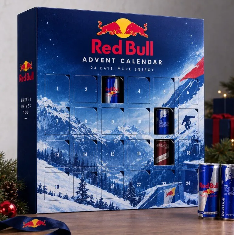 Red Bull Advent Calendar For Gift