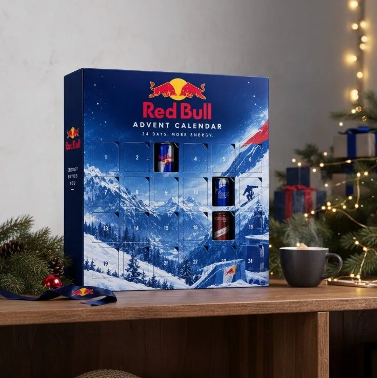 Red Bull Advent Calendar For Gift 8 Red Bull Advent Calendar For Gift