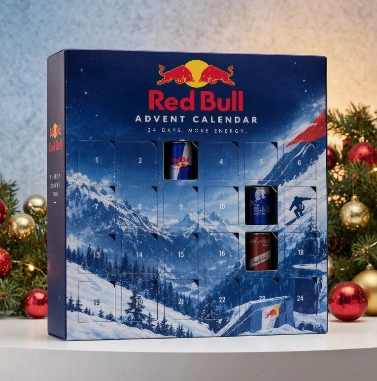 Red Bull Advent Calendar For Gift 9 Red Bull Advent Calendar For Gift