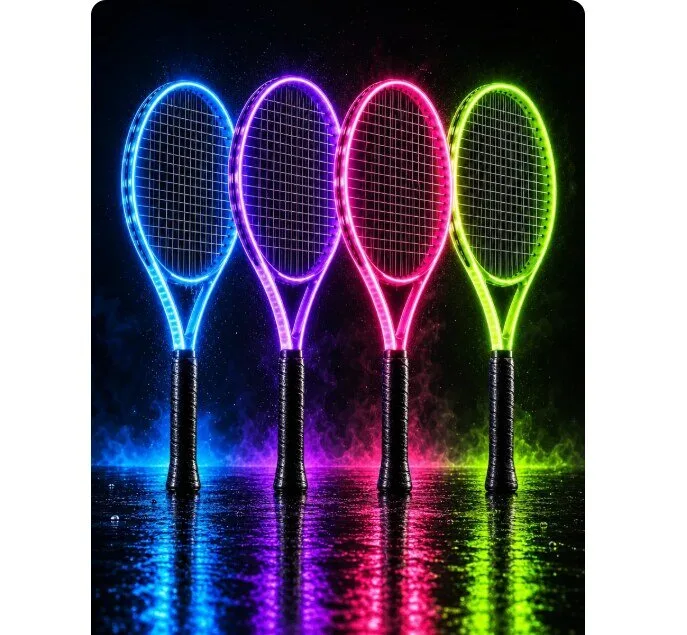 Neon Tennis Rackets 2 Pack 27 in