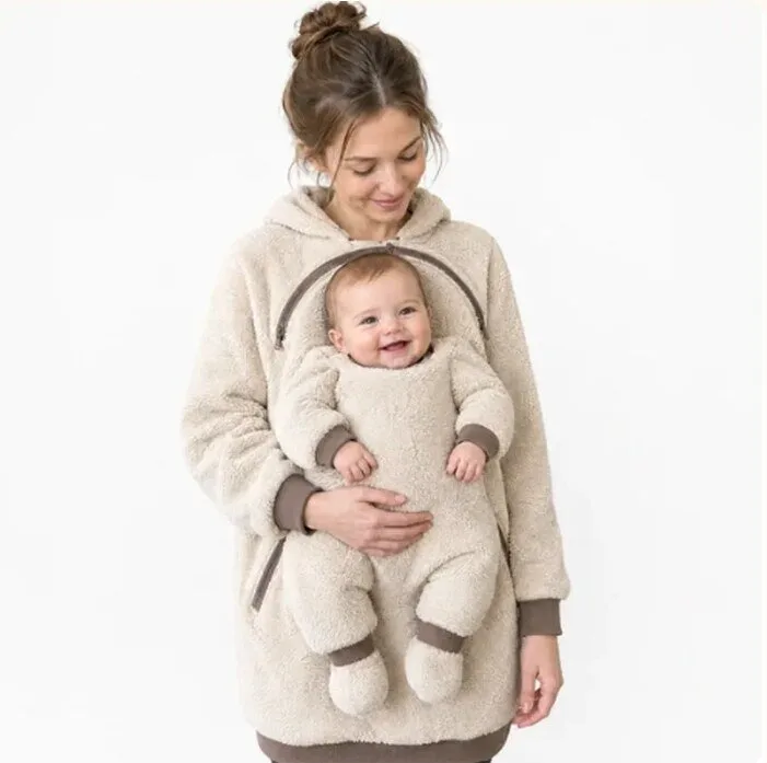 SNug Hoodie For Mom and Baby outfit