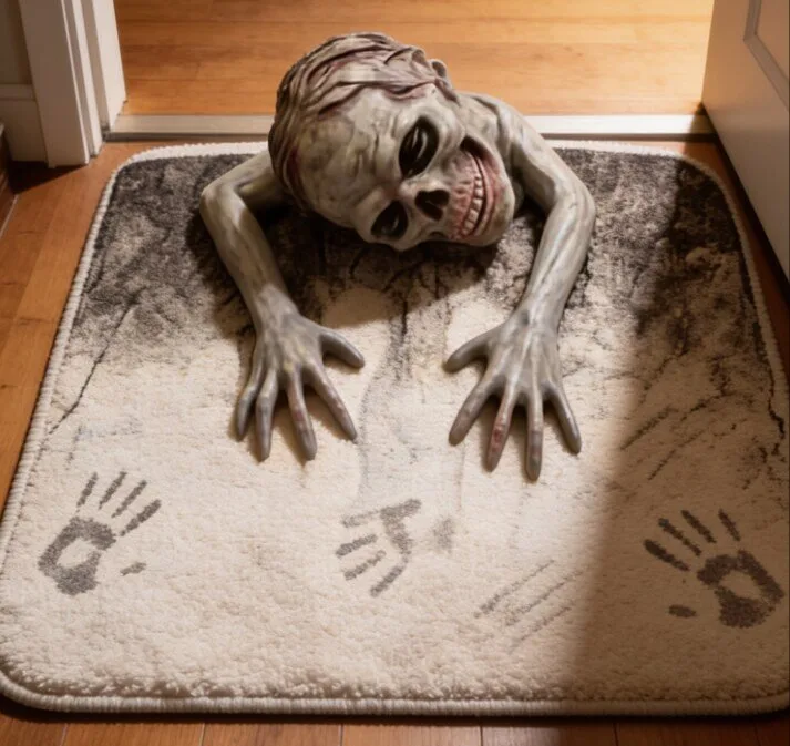 3D Illusion Halloween Mat