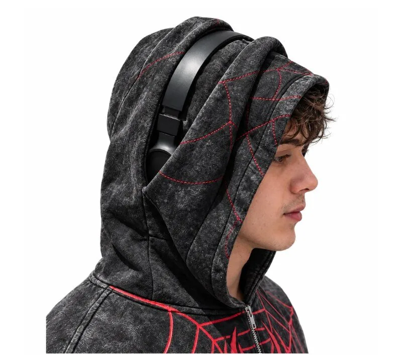 Spiderman Audio Zip Hoodie Custom 10 Spiderman Audio Zip Hoodie Custom