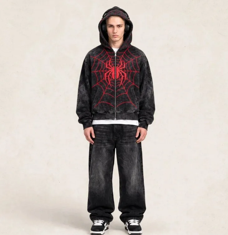Spiderman Audio Zip Hoodie Custom 11 Spiderman Audio Zip Hoodie Custom