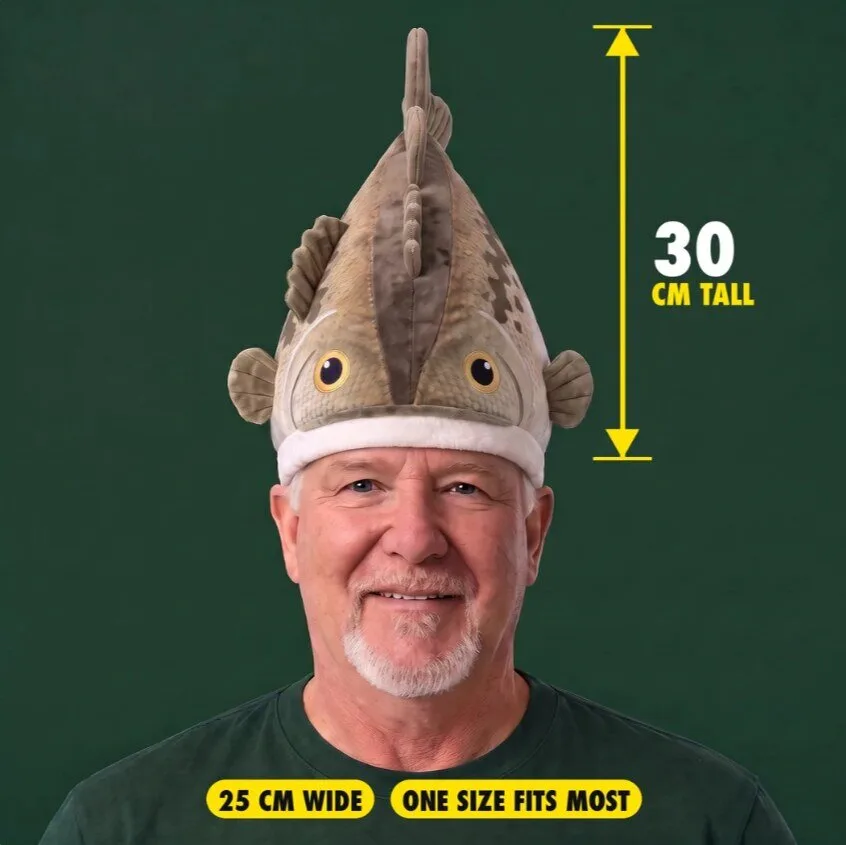 Funny Bucketmouth Bass Hat for Fisher 9 Bucketmouth Bass Hat