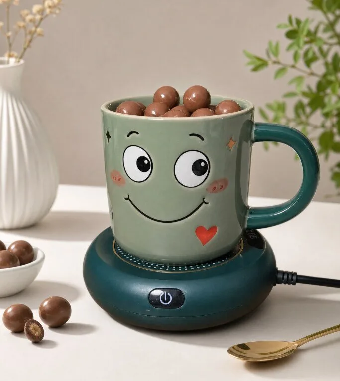 Coffee Mug Warmer Set | Smart Mug & Warmer Set
